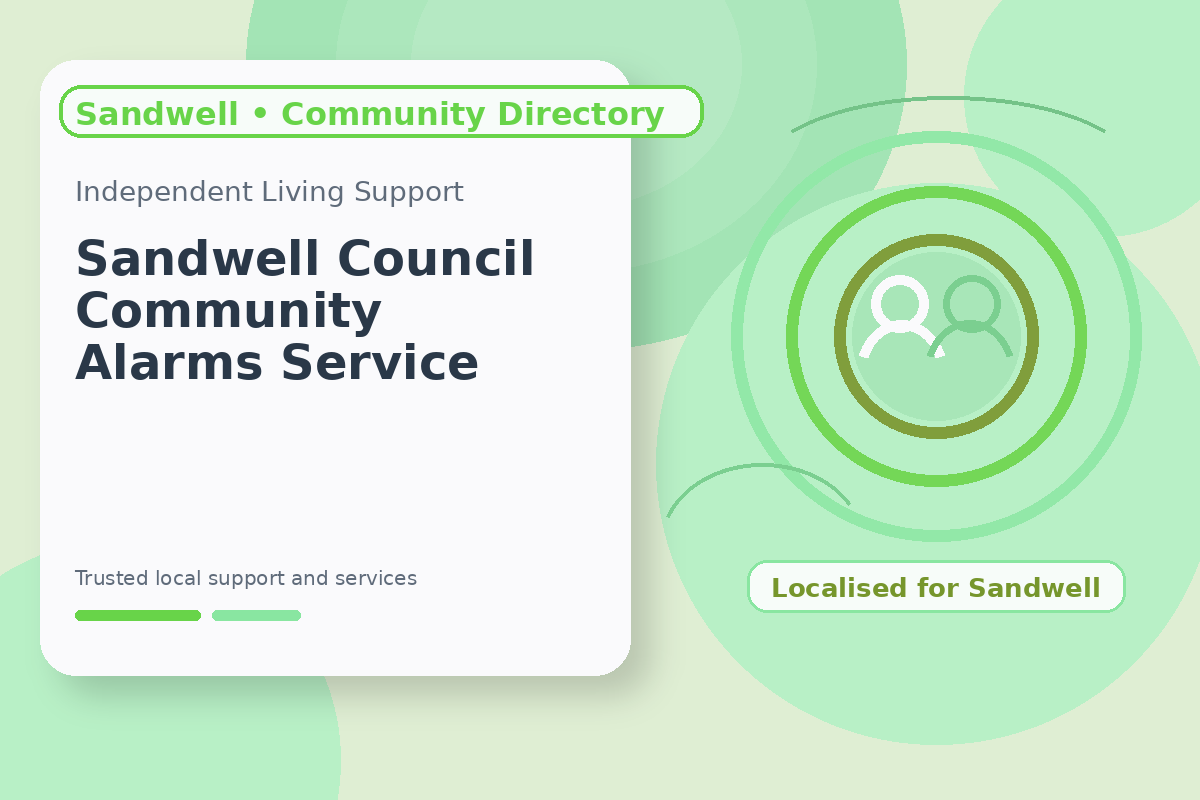 gd place sandwell council community alarms service